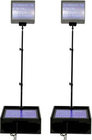 Dual 20" LCD Teleprompters (for Public Speakers, with Dist. Amp)