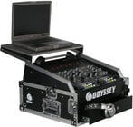 Odyssey FZGS1002 Pro Combo Rack Case, 10 Unit Top Rack, 2 Unit Bottom Rack