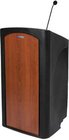 AmpliVox ST3250 Pinnacle Multimedia Lectern with Gooseneck Microphone, Timer, XLR Output, and 2 AC Outlets