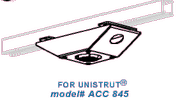 Peerless ACC845 Unistrut ceiling adapter