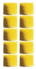 Foam Sleeves for Shure Earphones, 50 Pair, Yellow