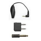 Headphone Adapter Kit with 1/4" Adapter, Airline Adapter, and Volume Control