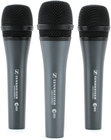 Sennheiser e835 3-PACK Cardiod Dynamic Vocal Microphones, 3-Pack