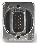 Switchcraft EHHD15MF 15-pin HD D-Sub EH Series Panel Mount Connector, Male to Female