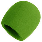 Foam Windscreen for Any Ball-Type Mic, Green