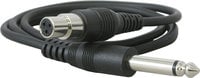 1/4" TS to TA3F Cable for Wireless Instrument Systems