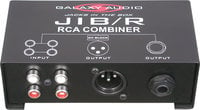 2 to 1 Stereo RCA to XLR or 1/4" Combiner