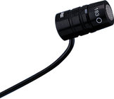 Omni Condenser Lavalier Mic with 4' Attached Cable and In-Line XLR Preamp