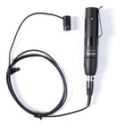 Shure MX185 Cardioid Condenser Lavalier Mic with 4' Attached Cable and In-Line XLR Preamp