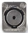 Panel Mount Connector, 3.5mm Mono, Solder, Black