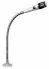Gooseneck microphone and 76.2 mm diameter mounting flange