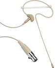 Omni Earset Microphone with Micro-Miniature Condenser Capsule and TA3F Connector, Beige