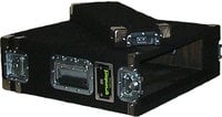 3 RU Space Amp Rack (with Recessed Hardware, Black)