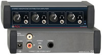 Stereo Headphone Distribution Amp, 1X4 Front-Panel Outputs