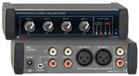 RDL EZ-MX4ML 4X1 Mic and Stereo Line Audio Mixer