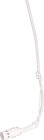 Hanging Choir Mic, Cardioid, 30' Cable, White