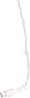 Hanging Choir Mic, Cardioid, 60' Cable, White