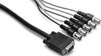 6 ft. 15-Pin to 5 BNC-F Video Breakout Cable
