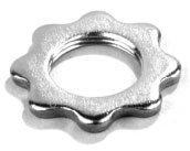 Flanged Stand Top Nut, Chrome