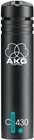 AKG C430 Miniature Overhead Condenser Drum Microphone with Stand Adapter