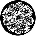 Sunburst Flowers Steel Gobo