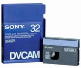 DVCAM Tape, No Chip 32 Minutes