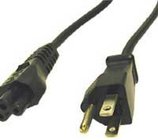 Power Cable, 3 Slot Laptop Cord