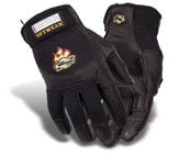 Large Black Pro Leather Gloves