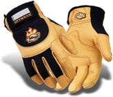 Small Tan Pro Leather Gloves