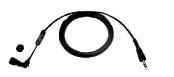 Lapel Mic, Black, for use with UWP series wireless bodypack transmitter.