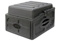 10RU Top, 4RU Bottom Roto Rack Case