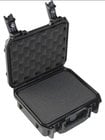 Molded Case, 9" x 7" x 4" w/mini-latch, cubed foam