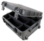 Molded Case, 19 x 14 x 8, Wheels, Dividers