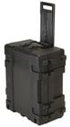 Roto Mil-Std Waterproof Case, 22 x 17 x 10, Cubed Foam, Wheels