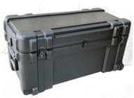 Roto Mil-Std Waterproof Case, 32 x 14 x 15, Foam, Wheels