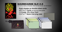 WarmCards SLR 2.0 White Balance Reference System