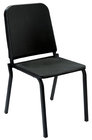 Melody Chair, Stackable , Black