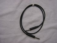 1/4" Patchcord 3ft Black