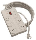 Protect It! 8-Outlet Surge Protector with Right-Angle Plugs, 25' Cord 