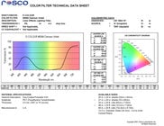 E-Colour Damson Violet Filter Sheet