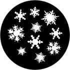 Rosco 71048 Steel Gobo, Snowflakes 3