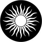 Rosco 79177 Steel Gobo, Grecian Sun