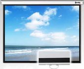 64" x 84" ReTract Plus Matte White Manual Video Screen (4:3, 105", with Standard Return)