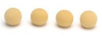 Snap-fit Microphone Windscreens (Tan), 4 Pack