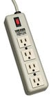 4-Outlet Industrial Power Strip with 6' Cord