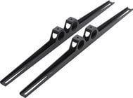 Dual Universal Flatscreen Mounting Arms for Carts & Stands