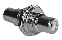 RCA Jacks Bulkhead Feed-Thru (with Female Ends)