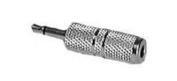 1/8" Mono Plug to 1/8" Stereo Jack Adapter