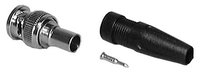 1-Piece Crimp Type BNC Connector WITH Insulating Boot (for RG59/U, RG62/U Cable, Bulk Packed)