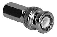 Twist-On Male BNC Connector (for Belden 8281 Wire, Bulk Packed)